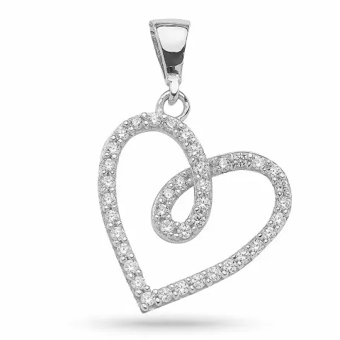 kolleksjonsprøve hjerte anheng i sølv