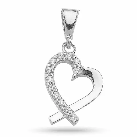 kolleksjonsprøve hjerte anheng i sølv