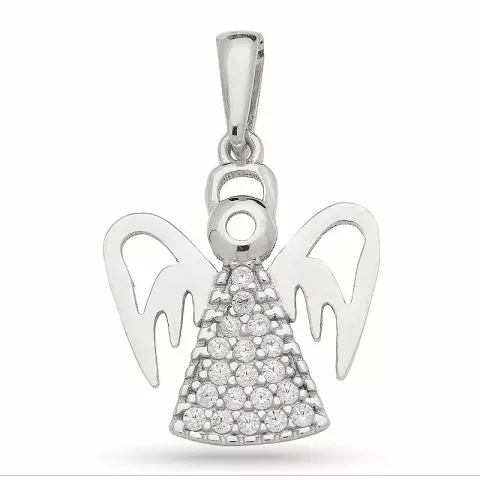 kolleksjonsprøve engel anheng i sølv
