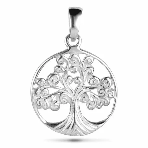 17 mm livets tre anheng i sølv