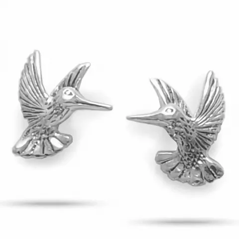 kolibri ørestikker i sølv