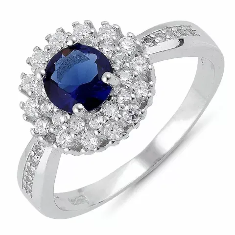 kolleksjonsprøve blomst zirkon giftering i sølv