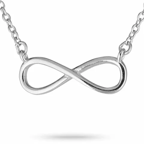 kolleksjonsprøve infinity halskjede med anheng i sølv med infinity anheng i sølv