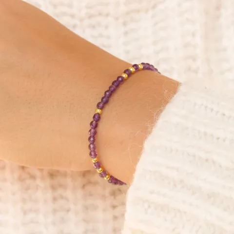 lilla armbånd med ametyst