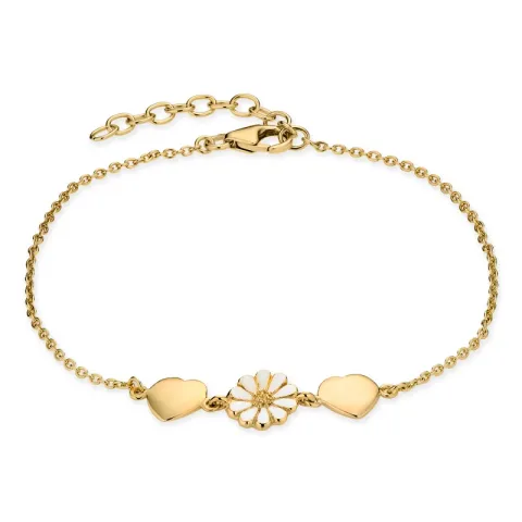 margeritt armbånd i forgylt sølv - Maggie