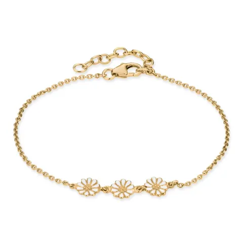 margeritt armbånd i forgylt sølv - Maggie