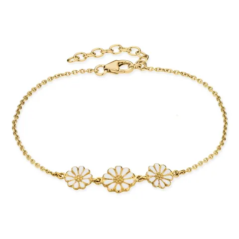 margeritt armbånd i forgylt sølv - Maggie