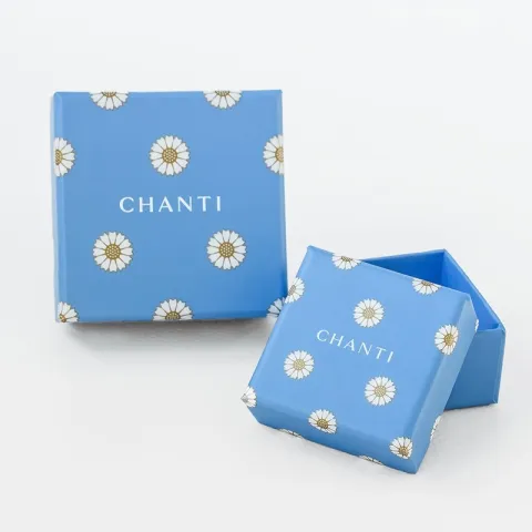 margeritt røykfarget kvarts ørekroker i forgylt sølv