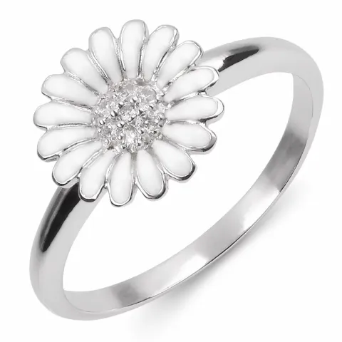 margeritt ring i rodinert sølv - Matilda