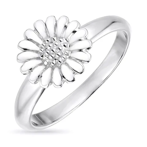 10 mm margeritt ring i sølv - Matilda