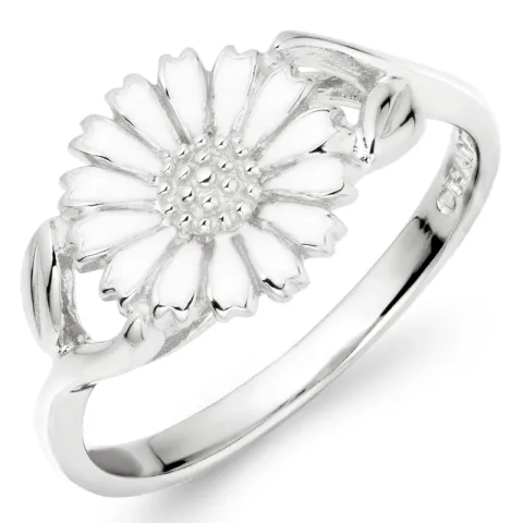 10 mm margeritt ring i sølv