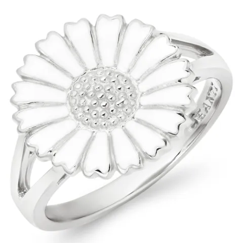 14 mm margeritt ring i sølv