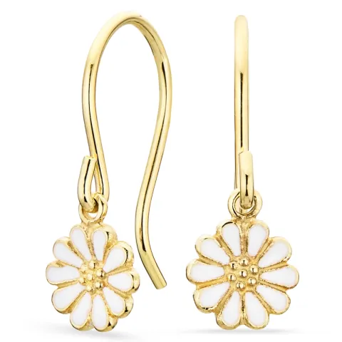 margeritt øredobber i forgylt sølv - Maggie