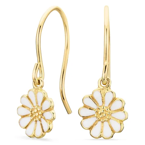 margeritt øredobber i forgylt sølv - Maggie