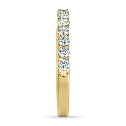 Diamant alliansering i 14 karat gull 0,51 ct