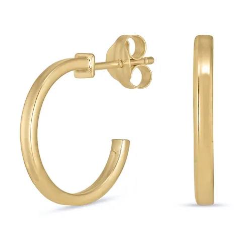 14 mm halvcreol i 8 karat