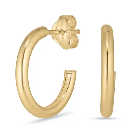 14 mm halvcreol i 8 karat