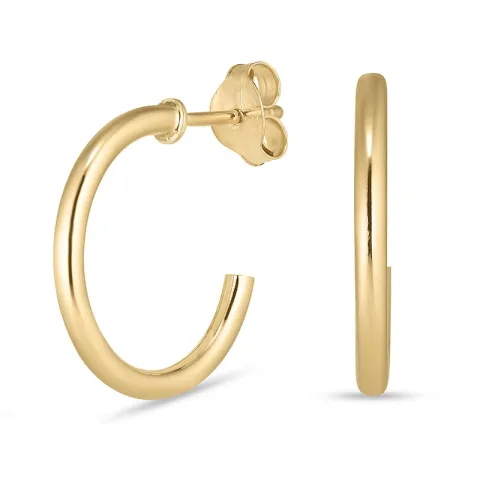 14,5 mm halvcreol i 8 karat