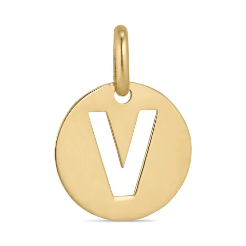 bokstav v anheng i 8 karat