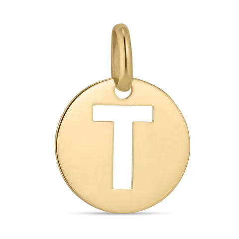 bokstav t anheng i 8 karat