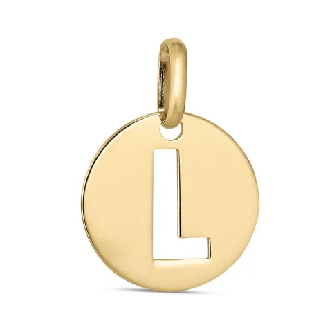 bokstav l anheng i 8 karat