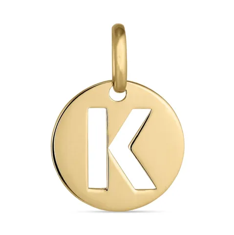 bokstav k anheng i 8 karat