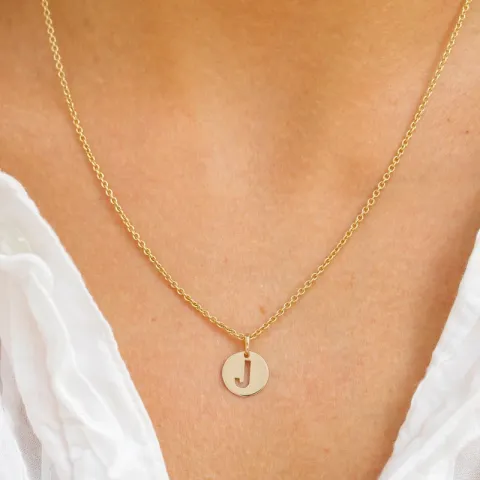 bokstav j anheng i 8 karat