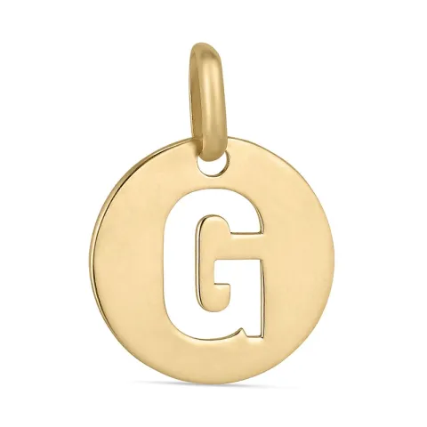 bokstav g anheng i 8 karat