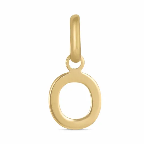 bokstav o anheng i 8 karat