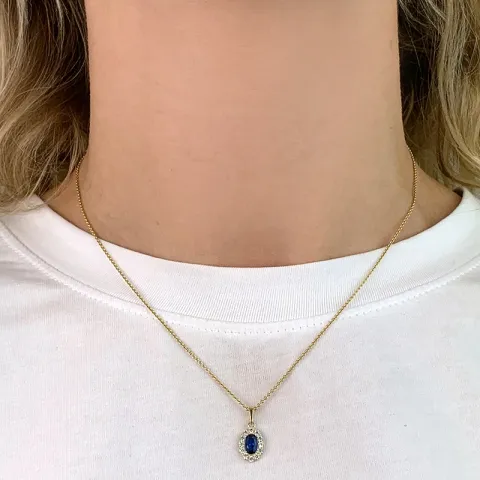 rosett zirkon anheng i 8 karat