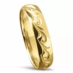 giftering i 14 karat gull