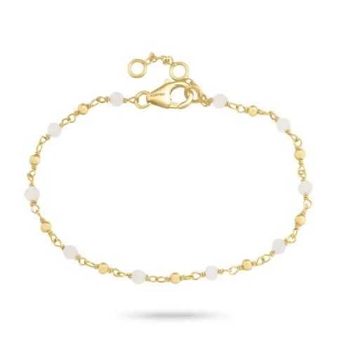 Maanesten armbånd i forgylt sølv 16 + 3 cm x 2,85 mm