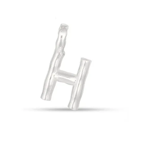 bokstav h anheng i sølv - My Letter