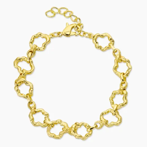 armbånd i forgylt messing