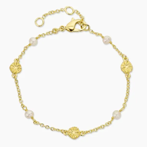 armbånd i forgylt messing