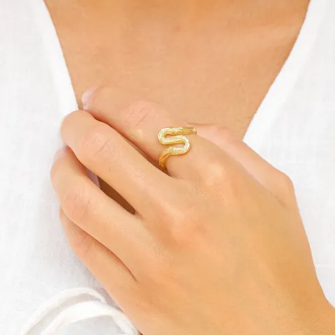 ring i forgylt messing