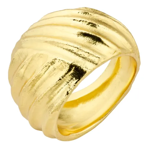 ring i forgylt messing