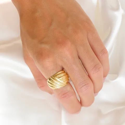 ring i forgylt messing