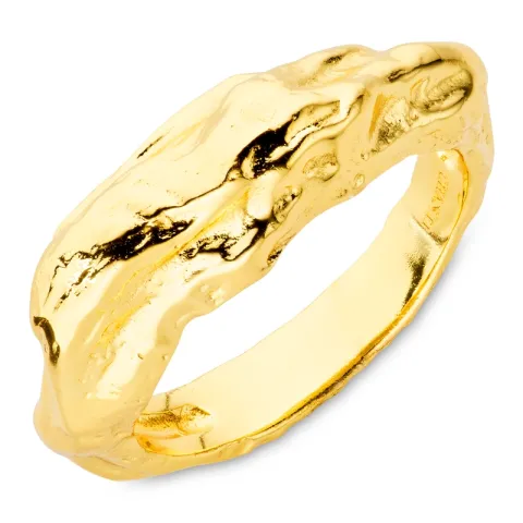 ring i forgylt messing - Eliné