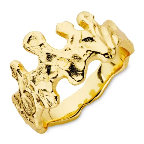 ring i forgylt messing - Eliné