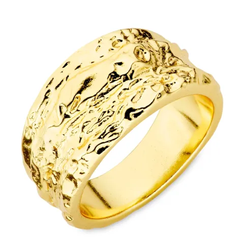 ring i forgylt messing - Eliné