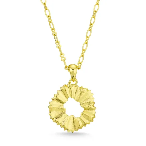 blomst halskjede i forgylt messing - Eliné