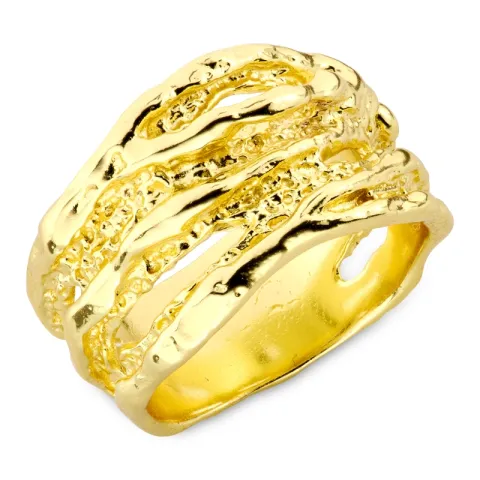 ring i forgylt messing - Eliné