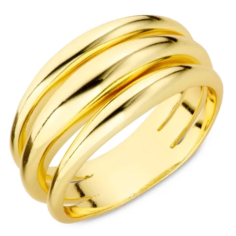 ring i forgylt messing - Eliné