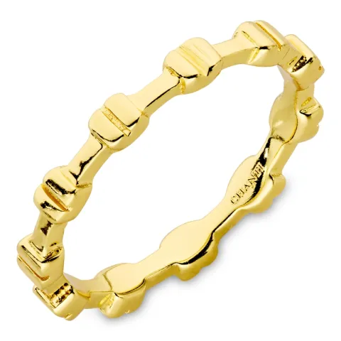 ring i forgylt messing - Eliné