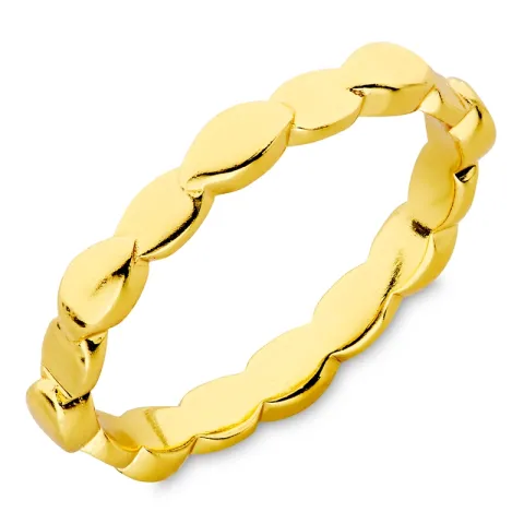 ring i forgylt messing - Eliné