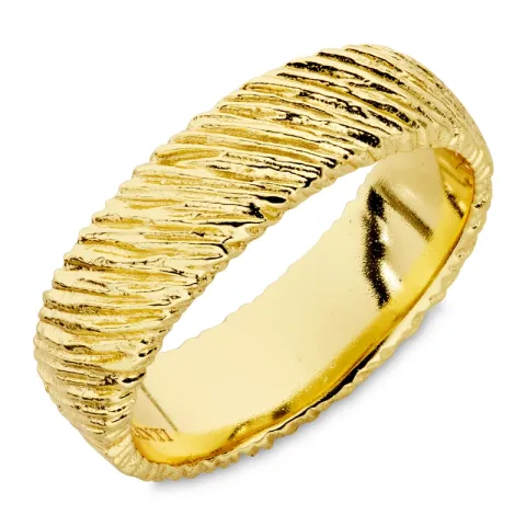 ring i forgylt messing - Eliné