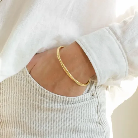 armbånd i forgylt messing - Eliné