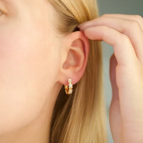 zirkon creol i forgylt messing - Eliné