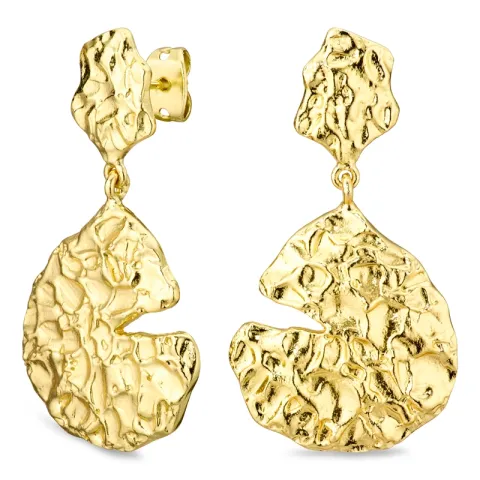 øredobber i forgylt messing - Eliné